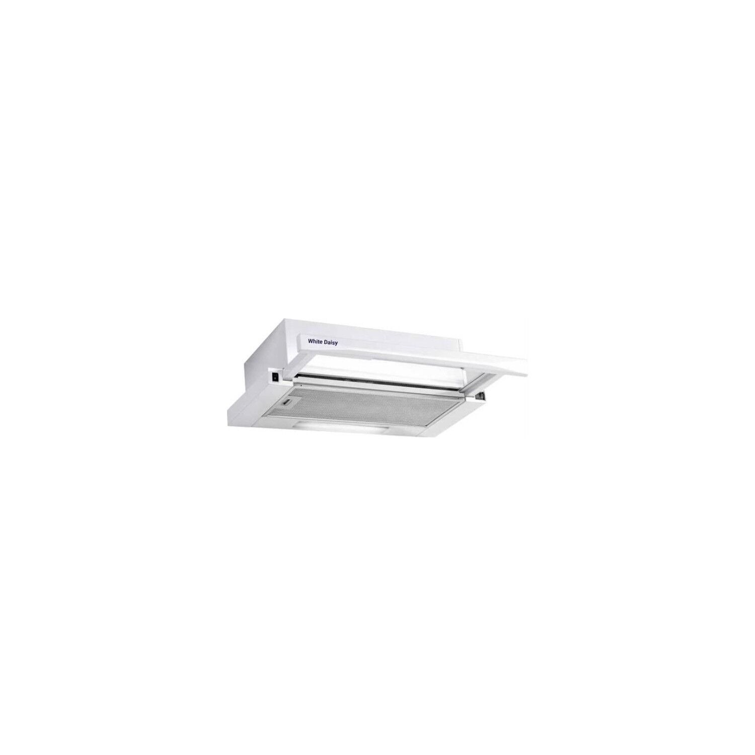 White Daisy F2 Çift Motor Camlı Beyaz Aspiratör
