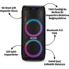 Goldmaster Enjoy 230 Şarjlı Radyolu Dj Box