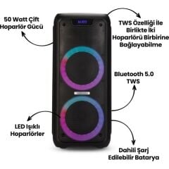 Goldmaster Enjoy 230 Şarjlı Radyolu Dj Box