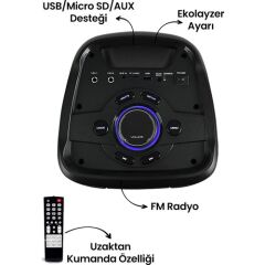 Goldmaster Enjoy 230 Şarjlı Radyolu Dj Box