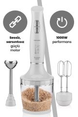 Goldmaster Yasemin Blender Set (Gm 7240) Beyaz