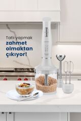 Goldmaster Yasemin Blender Set (Gm 7240) Beyaz