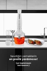 Goldmaster Yasemin Blender Set (Gm 7240) Beyaz