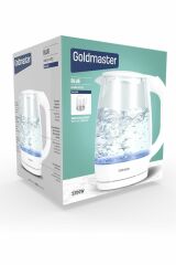 GOLDMASTER BLUE IN-6334 CAM SU ISITICISI BEYAZ