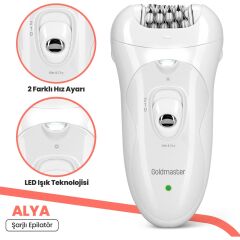 GOLDMASTER ALYA GM-8136 ŞARJLI EPİLASYON CİHAZI
