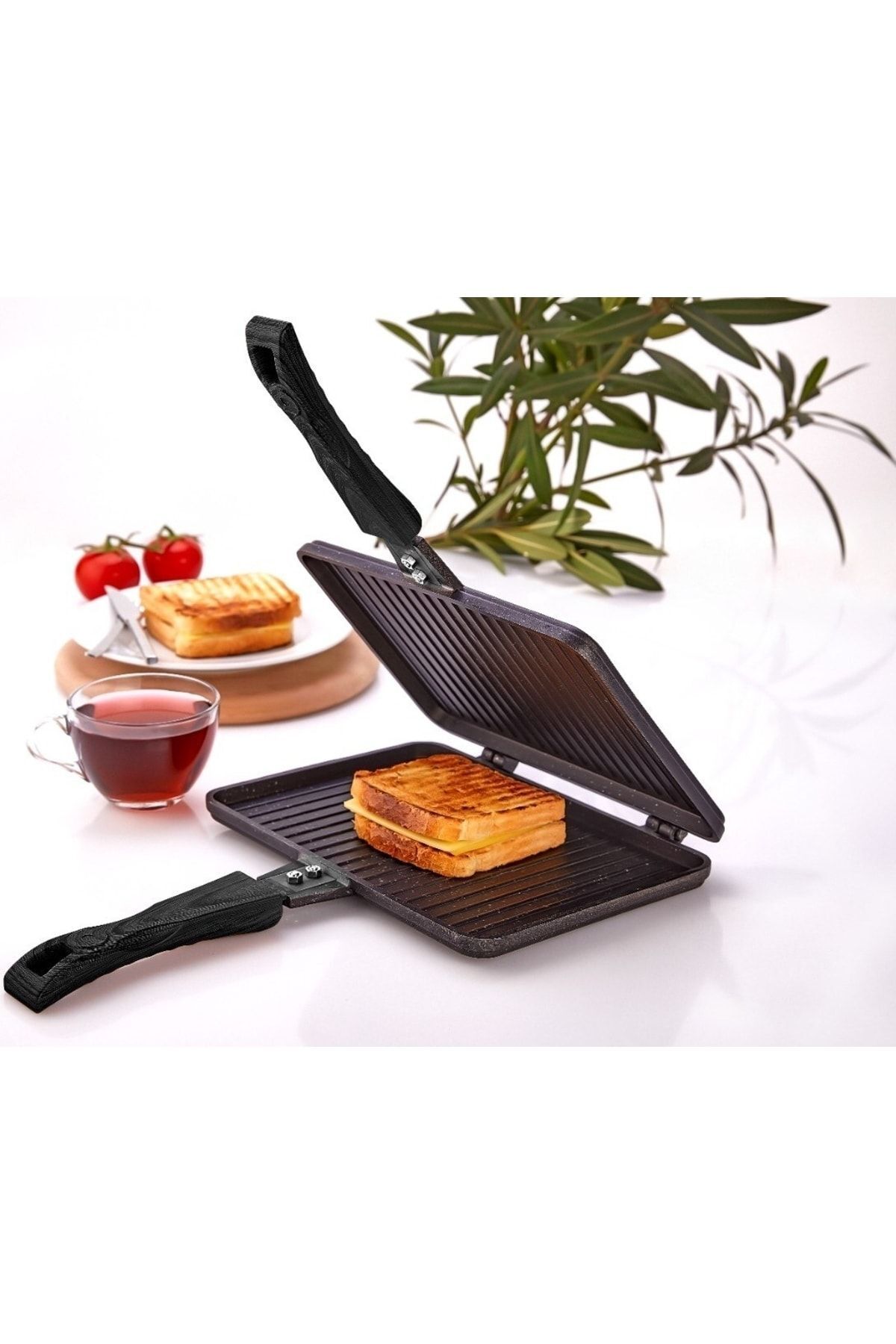 POLOCHEF TOSPİK GRANİT DÖKÜM TOST MAKİNASI