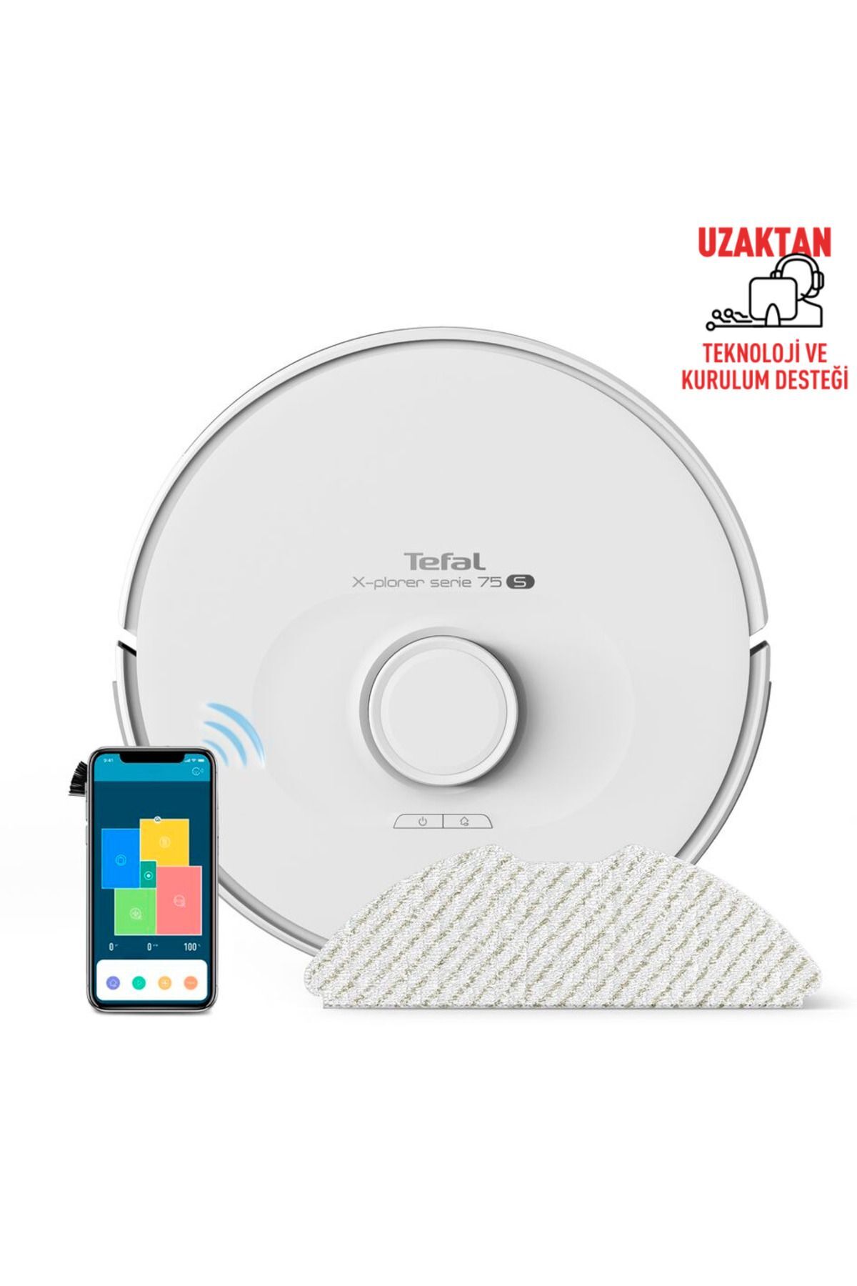 TEFAL RG8577WH MOP ÖZELLİKLİ ROBOT SÜPÜRGE