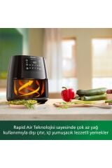 Philips HD9243/90 3000 Serisi L Airfryer, 0.8kg, 4.1L + HD9926/00 Izgara Seti Hediyeli