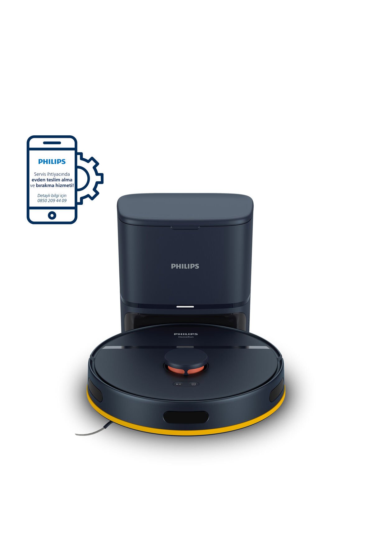 Philips HomeRun XU2100/10 İstasyonlu Lacivert Robot Süpürge