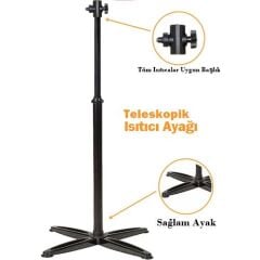 Minisan Sr-3000 Elektrikli Soba Infrared Isıtıcı Ayak Dahil