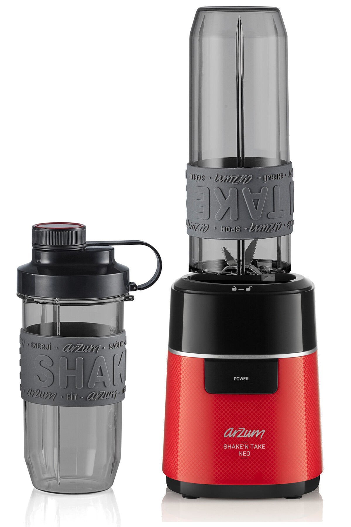 ARZUM AR1147 SHAK*N TAKE KİŞİSEL BLENDER KIRMIZI