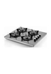 EMİNÇELİK SH 1240 SW GG60Set Üstü Gri Cam Ocak (Wok’ lu)