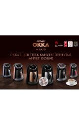 Arzum Okka Minio OK004 Marin Türk Kahve Makinası Krom