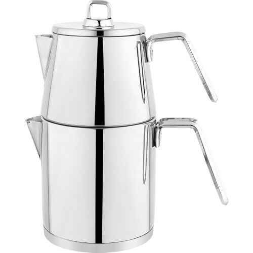 Schafer Napoli Çelik Çaydanlık Takımı (Büyük Boy)