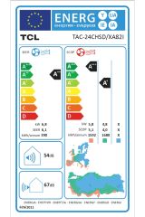 TCL SPLİT TAC-24CHSD /XA82I BLACK 24000 BTU