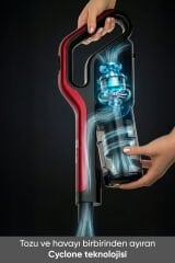 LORENZO - SLİM  DİKEY KABLOLU  SÜPÜRGE MELBOURNE RED