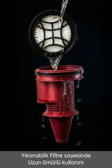 LORENZO - SLİM  DİKEY KABLOLU  SÜPÜRGE MELBOURNE RED