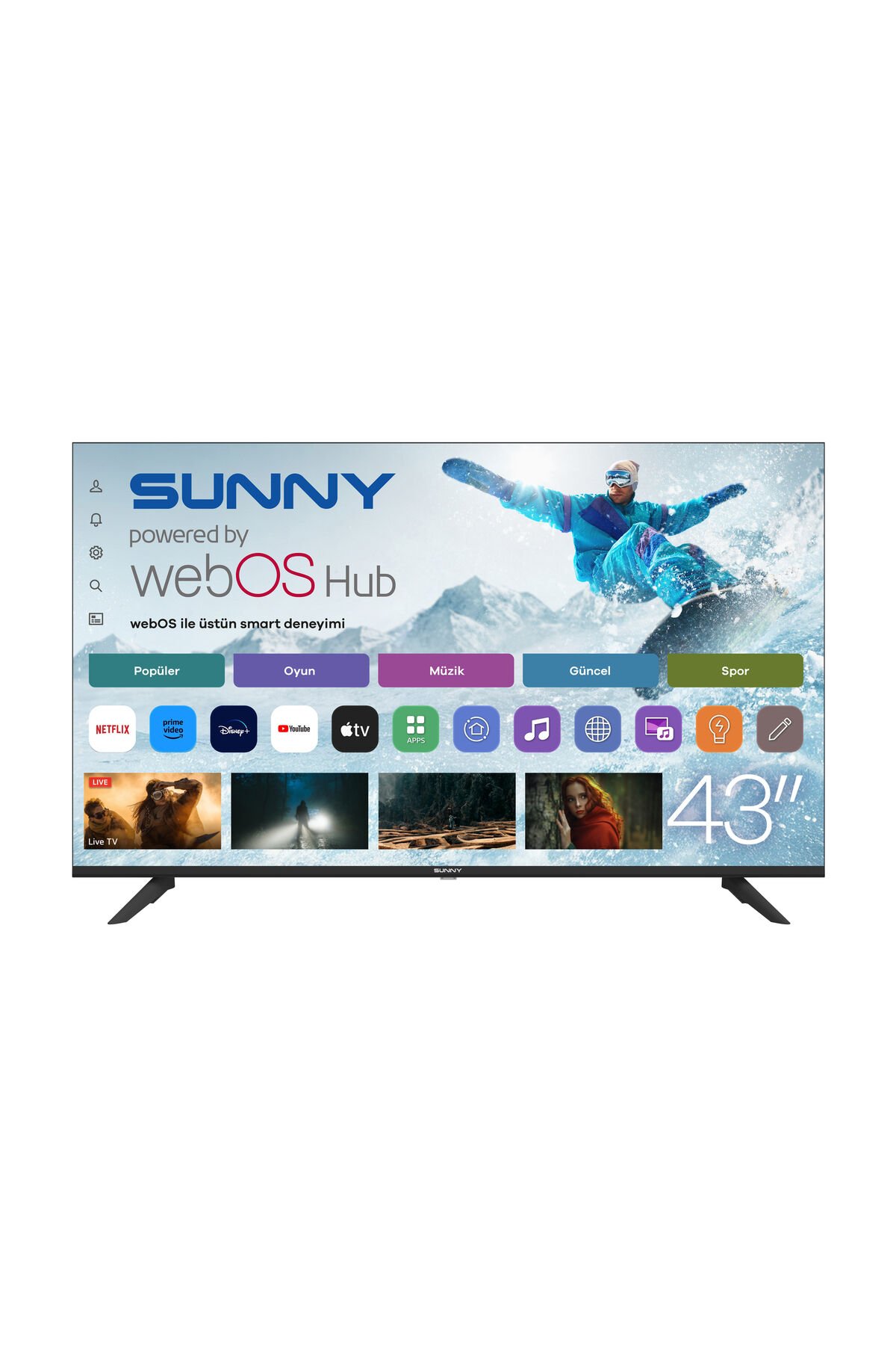 SUNNY 43 FMNL WEBOS TV