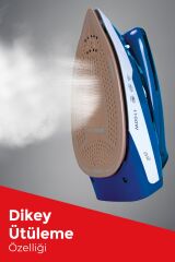 Evia Holiday EA-4603 Şok Buharlı Katlanabilir Dikey Ütüleme Özellikli Seyahat Ütüsü