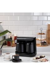 SCHAFER 40 YIL ÇİFT CEVZE TÜRK KAHVE MAKİNESİ (SİYAH)