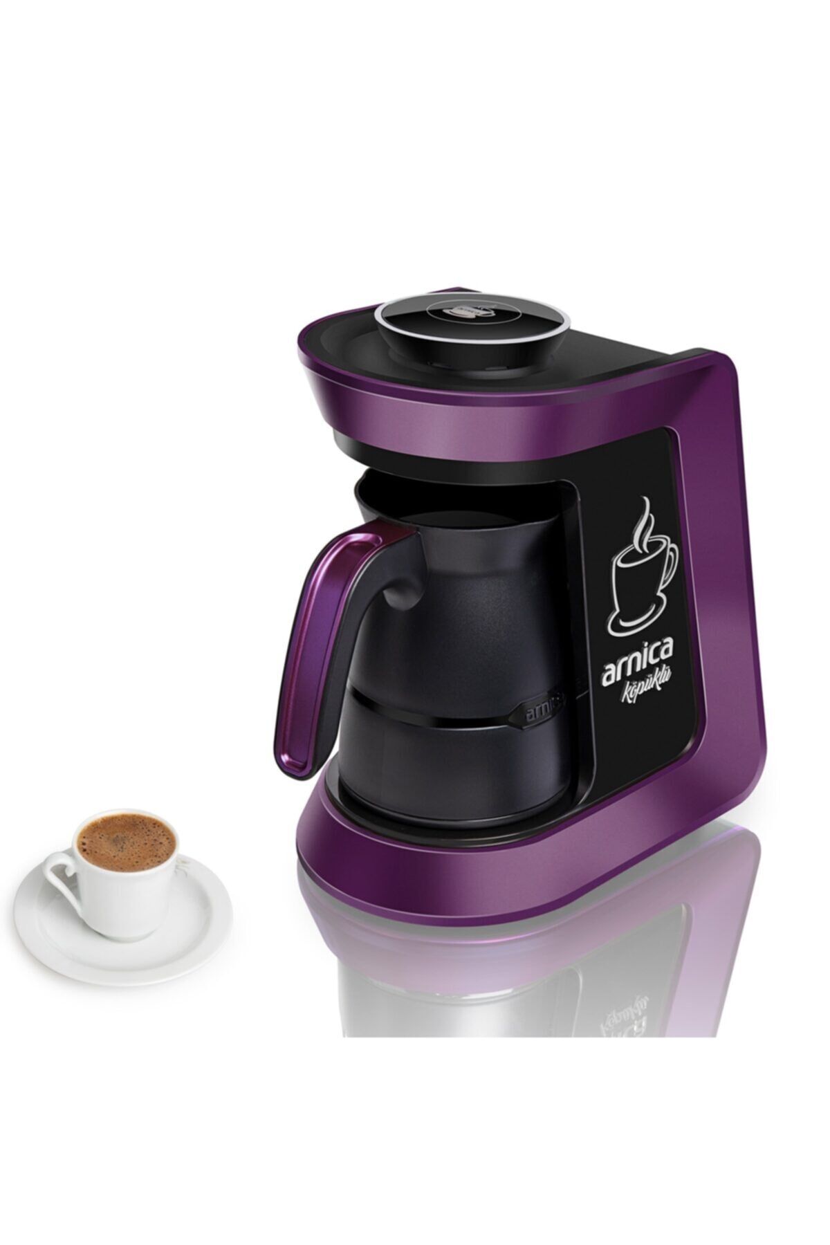 Arnica Köpüklü İh32054 Otomatik Türk Kahvesi Makinesi Susuz-Mor