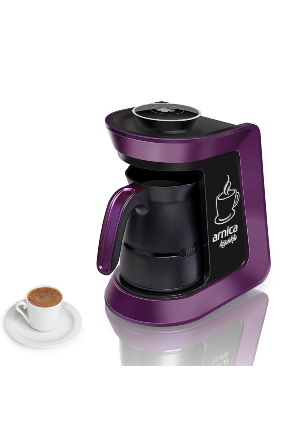 Arnica Köpüklü İh32054 Otomatik Türk Kahvesi Makinesi Susuz-Mor