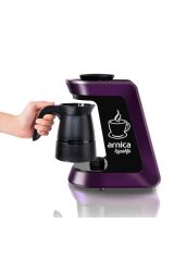 Arnica Köpüklü İh32054 Otomatik Türk Kahvesi Makinesi Susuz-Mor