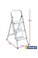 Saraylı 3'lü Pratik Metal Merdiven (1633)