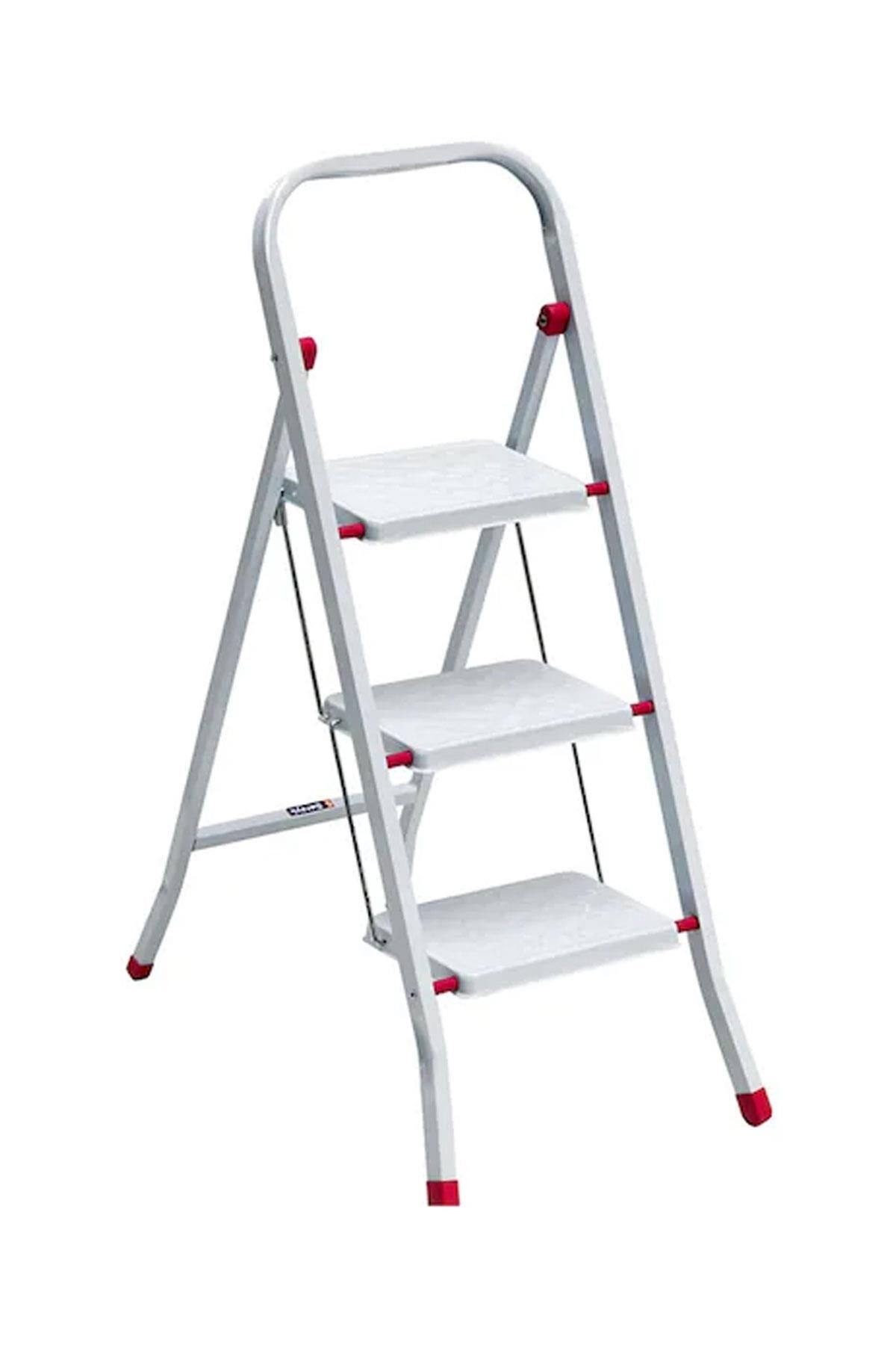 Saraylı 3'lü Pratik Metal Merdiven (1633)
