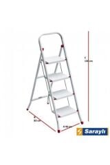 Saraylı 4'lü Pratik Metal Merdiven (1634)