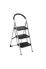 Saraylı 3'lü Pratik Lüks Mega Metal Merdiven (1613)