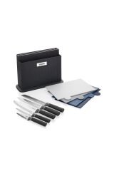 SCHAFER FORGE KESME TAHTASI /BIÇAK SETİ 10 PRÇ (SİYAH)