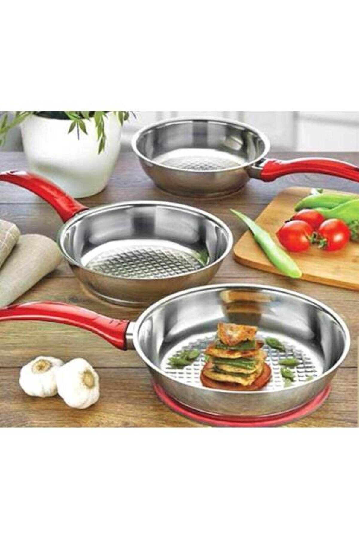 GÜLSAN JASMİN 3'LÜ TAVA SETİ