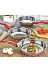 GÜLSAN JASMİN 3'LÜ TAVA SETİ