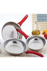 GÜLSAN JASMİN 3'LÜ TAVA SETİ