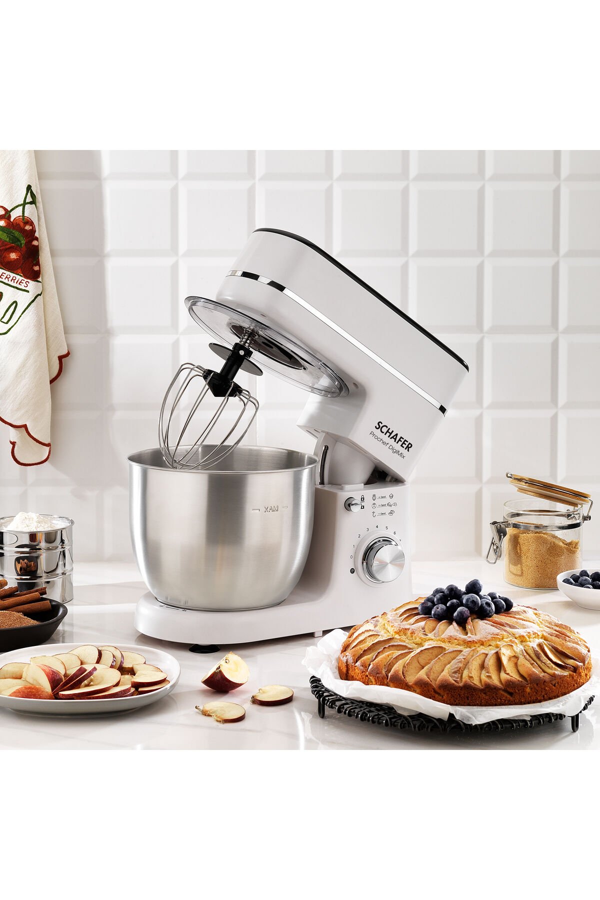 SCHAFER PROCHEF DİGİMİX DİJİTAL STAND MİKSER 5 LİTRE (BEYAZ)