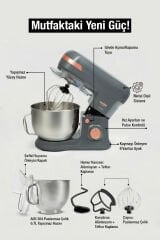 Fantom HM1500 Stand Mixer Antrasit
