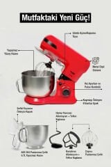 Fantom HM1500 Stand Mixer -Kırmızı