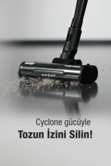 Fantom P6000 Pluto Dikey Elektrikli Süpürge -Siyah