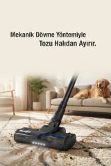 Fantom P6000 Pluto Dikey Elektrikli Süpürge -Siyah