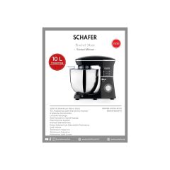 SCHAFER PROCHEF MAXİ STAND MİKSER 10L SİYAH