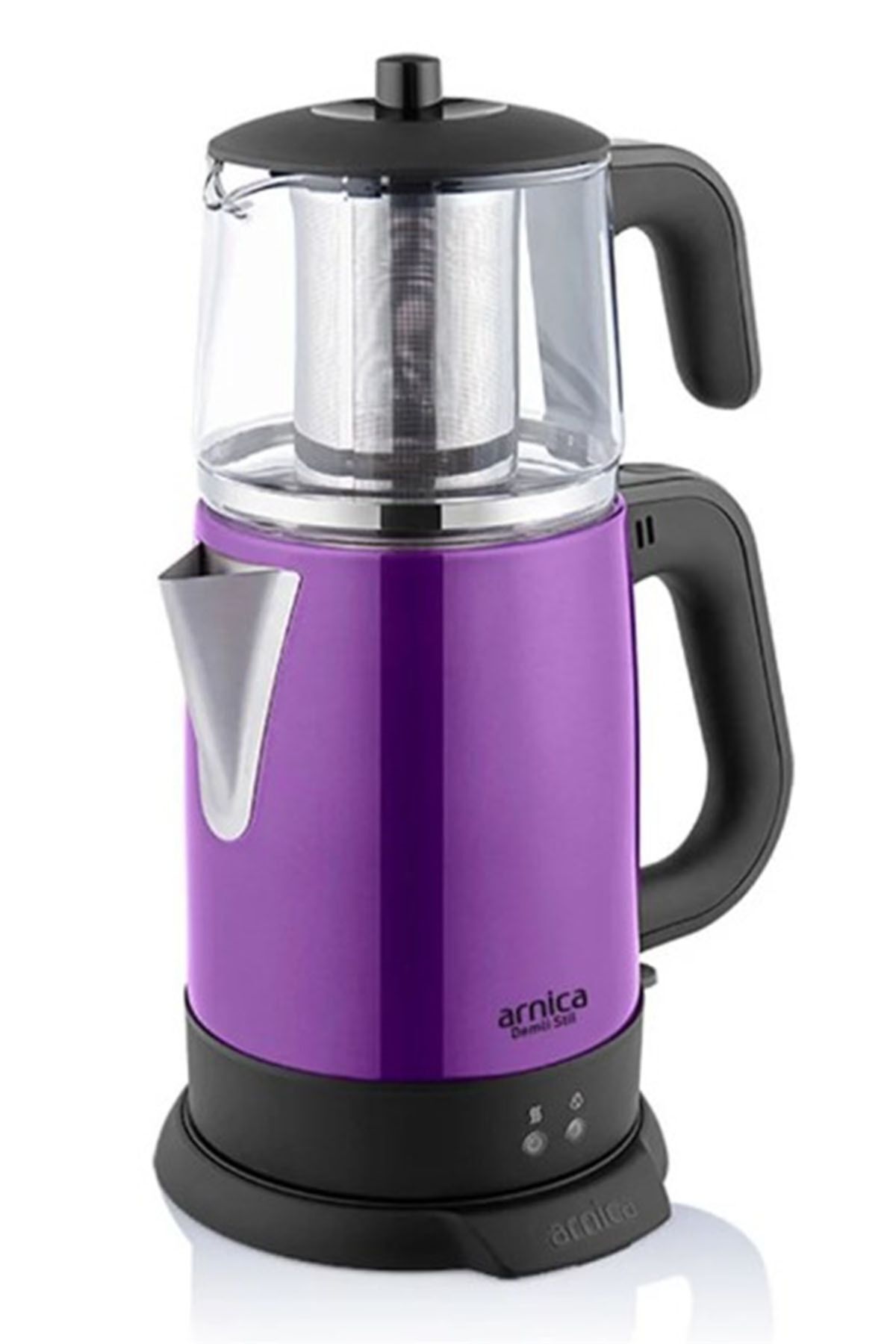Arnica İh33250 Demli Cam Gövdeli Çay Makinesi