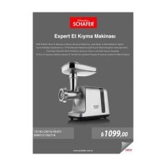 SCHAFER EXPERT DÖKÜM ET KIYMA MAKİNESİ İNOX