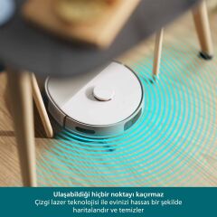 PHİLİPS XU5100/20 BEYAZ İSTASYONLU ROBOT SÜPÜRGE