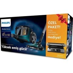 PHİLİPS XB9185/07+ HD6301/90 SÜPÜRGE+TOST MAKİNESİ