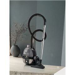 SCHAFER VORTEX TOZ TORBASIZ ELEK SÜPÜRGESİ (GÜMÜŞ/SİYAH)