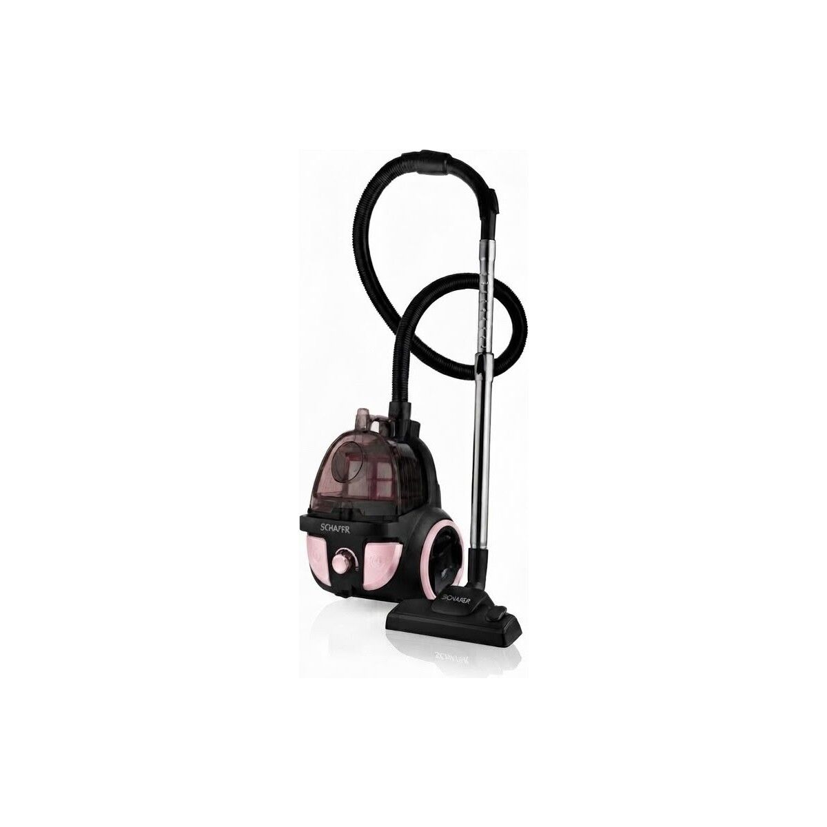 SCHAFER VORTEX TOZ TORBASIZ ELEKTİRİKLİ SÜPÜRGE (ROSE GOLD SİYAH)