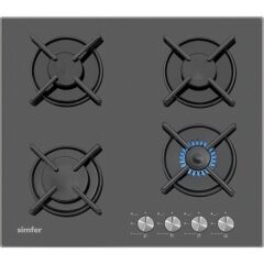 Simfer 3031-N Set Üstü Flat Siyah Cam Ocak