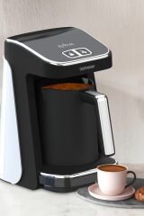 Goldmaster Kıvam Beyaz Geniş Hazneli Türk Kahve Makinesi