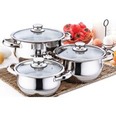 Gülsan Güveç Cam Kapaklı Çakır Set-6PRÇ